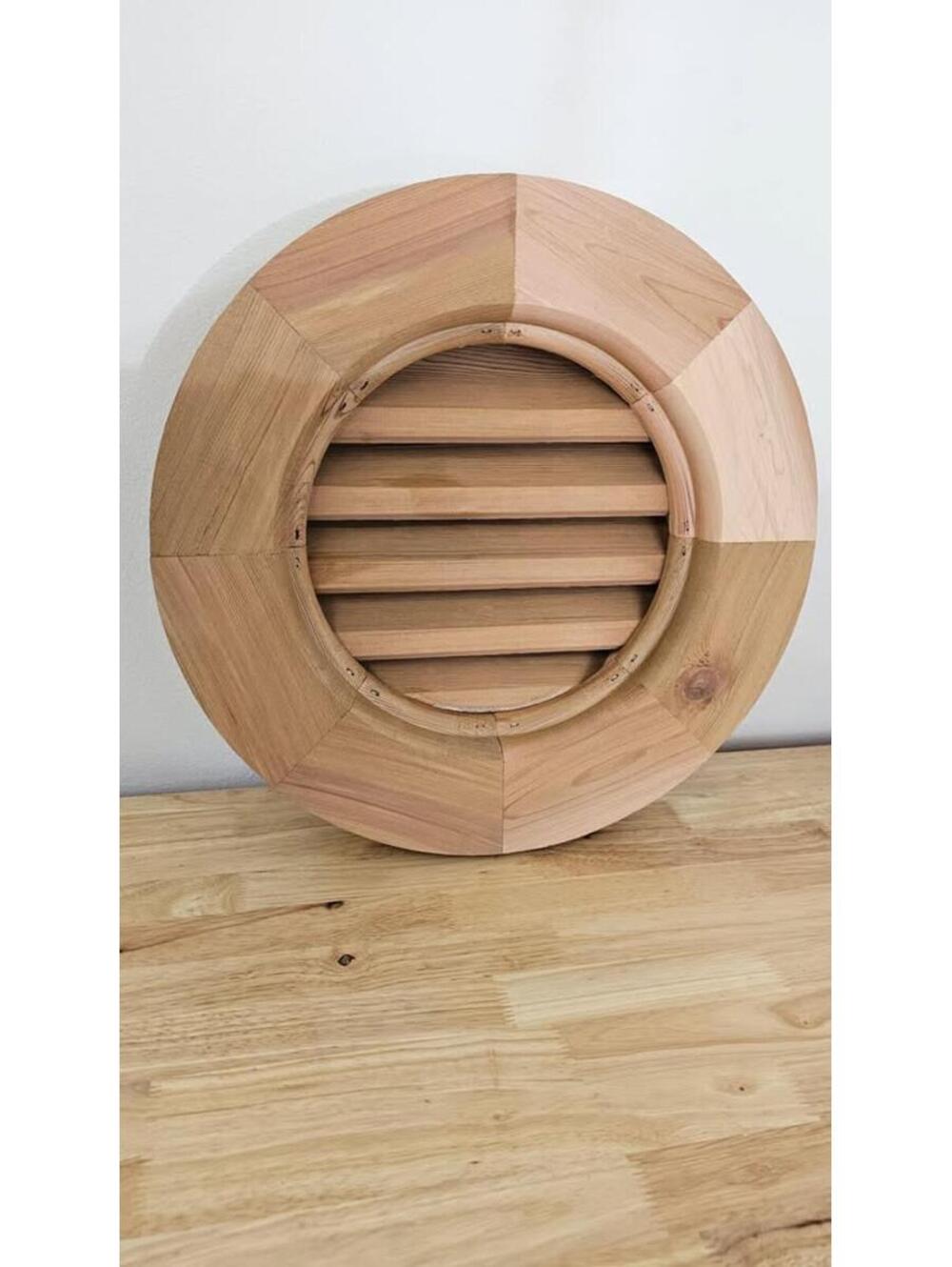 Ekena Millwork Round Cedar Gable Vent 18"